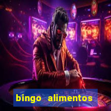 bingo alimentos para imprimir